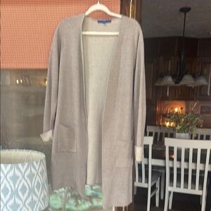 Women's Beige Cardigan Sweater